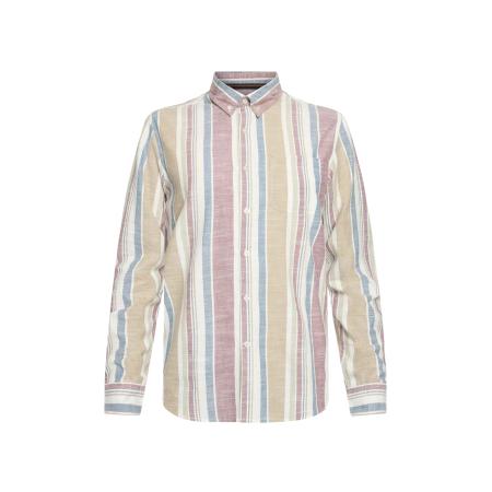 Signal Overhemd Pilu donkerbeige / lichtblauw / lichtrood / wit