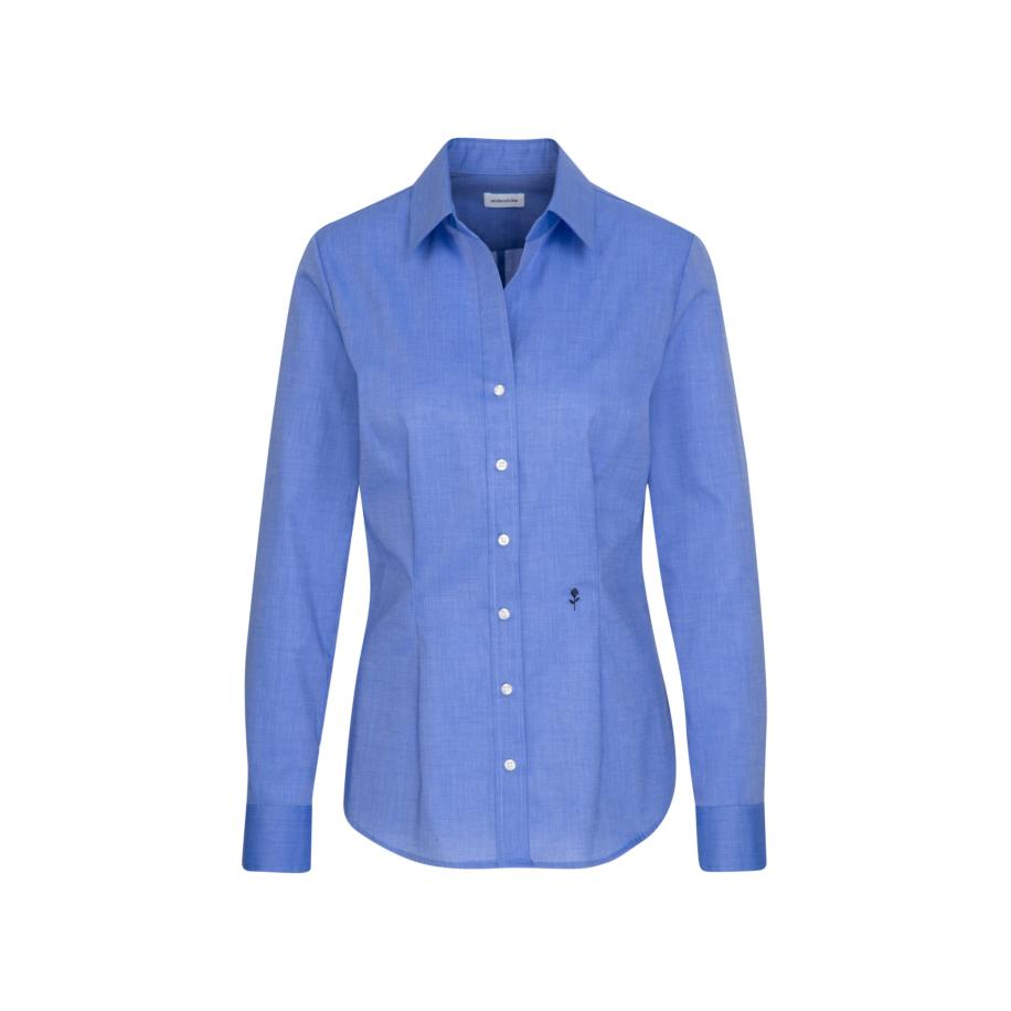 Seidensticker SEIDENSTICKER Blouse Schwarze Rose blauw -