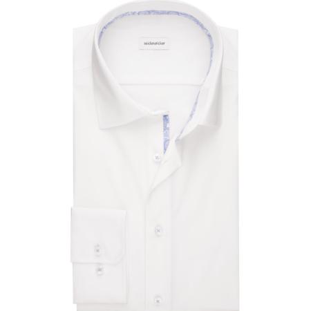 Seidensticker Overhemd wit, Effen