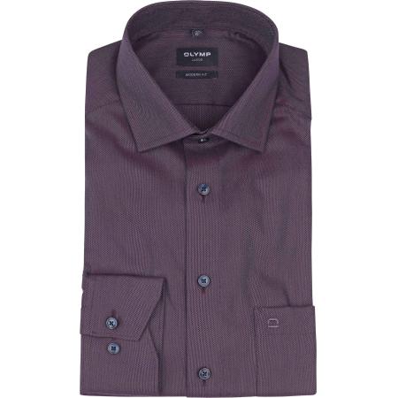 Olymp Luxor Overhemd Paars