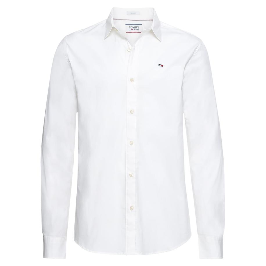 Tommy Jeans Overhemd navy / rood / wit Wit