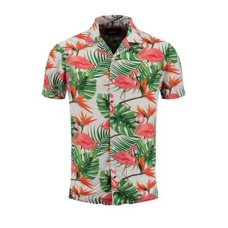 Key Largo Key Largo Overhemd KLKEYS groen / rosé / wit