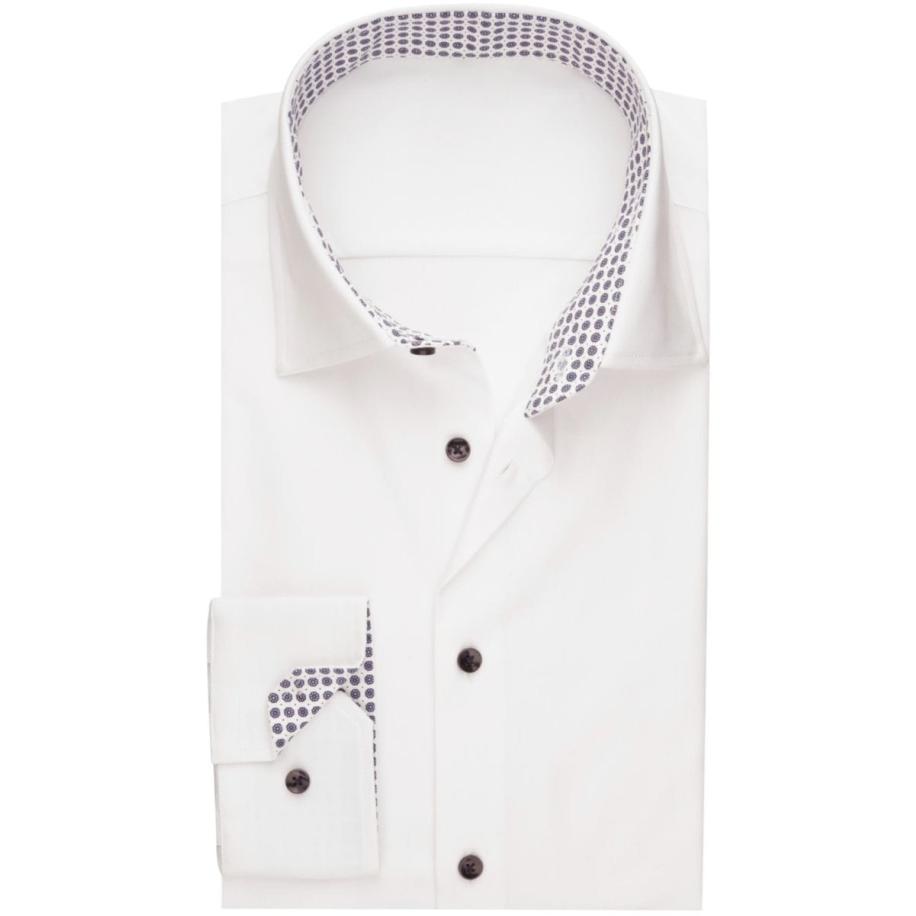 Seidensticker Overhemd wit, Effen Wit