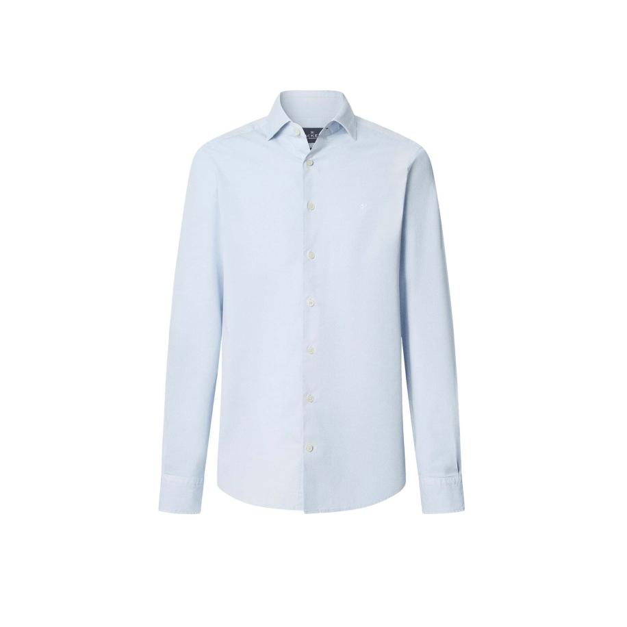 Hackett London Hackett London Overhemd hemelsblauw / wit -