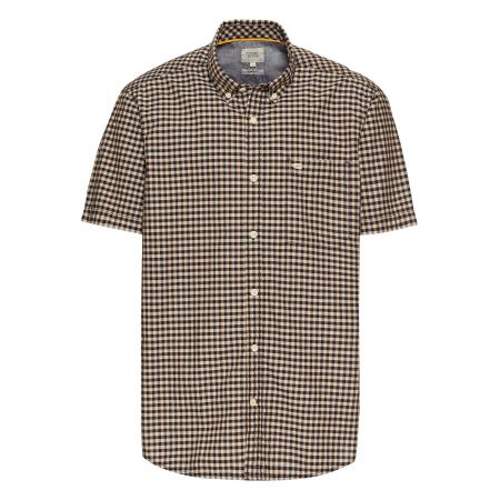 Camel Active CAMEL ACTIVE Overhemd beige / nachtblauw / bruin