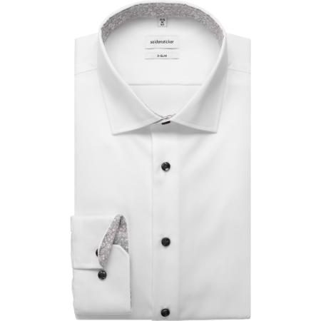 Seidensticker Overhemd wit, Effen