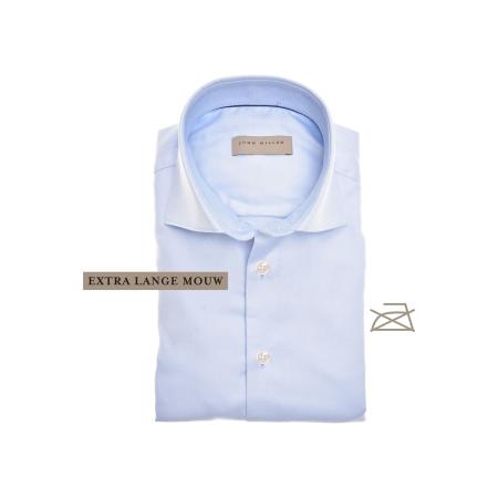 John Miller Overhemd ML7 (72CM+) lichtblauw