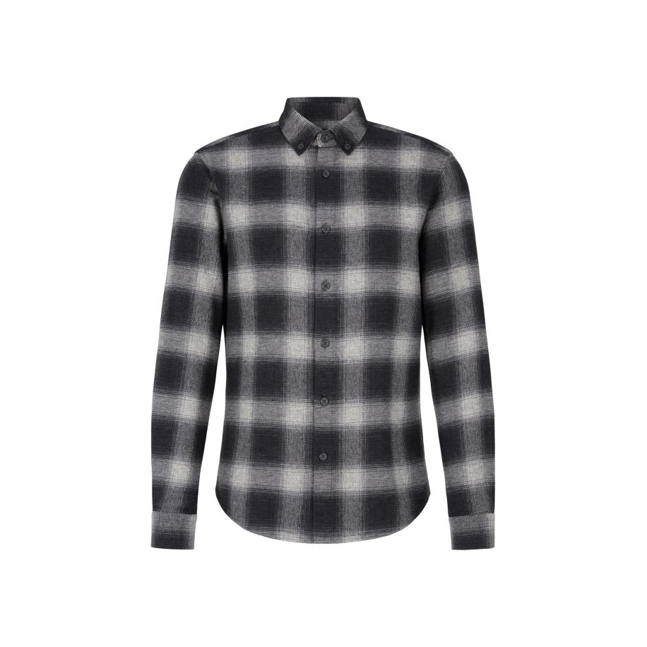 STRELLSON Overhemd Corey antraciet / wit Grijs