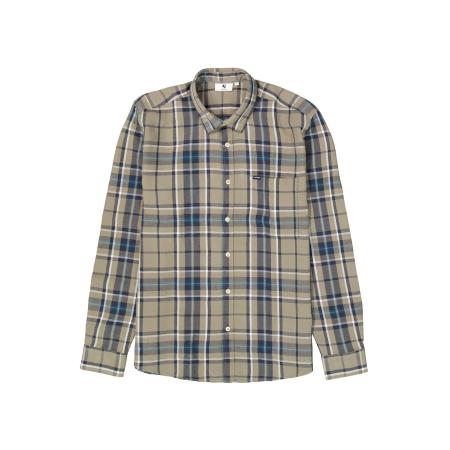 Garcia GARCIA Overhemd navy / bruin / offwhite