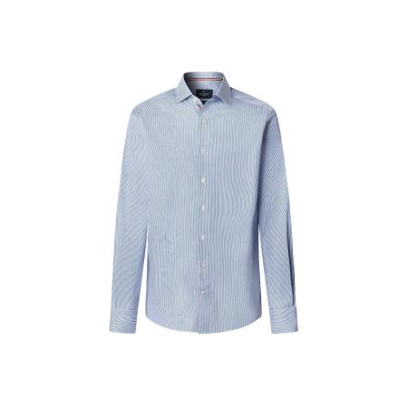 Hackett London Hackett London Overhemd Bengal blauw / wit