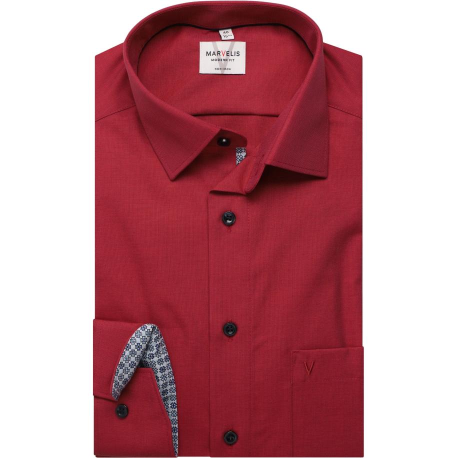 Marvelis Overhemd rozenhout, Effen Roze