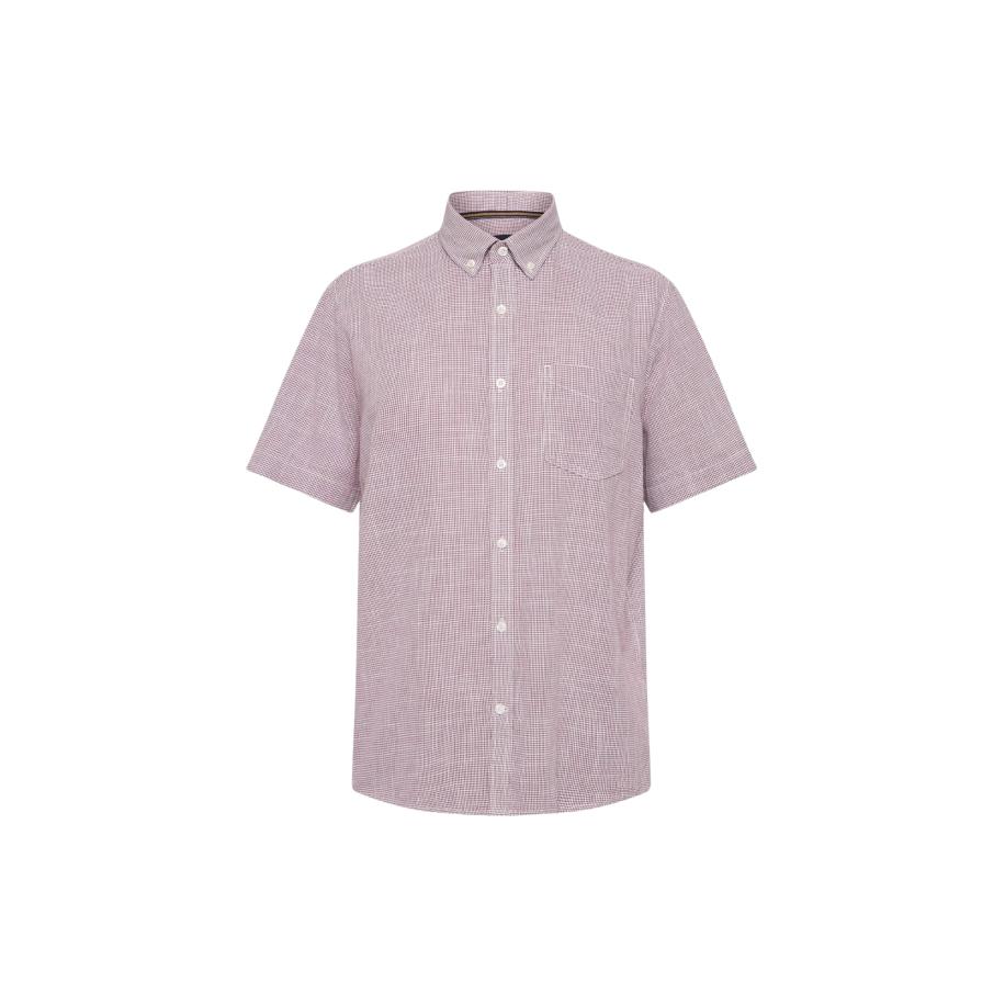 Signal Overhemd Pitt bessen / wit Paars