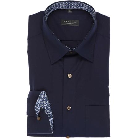 ETERNA Overhemd Extra kort (ML5) donkerblauw