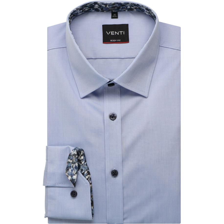 Venti Overhemd ML7 (72CM+) blauw Blauw