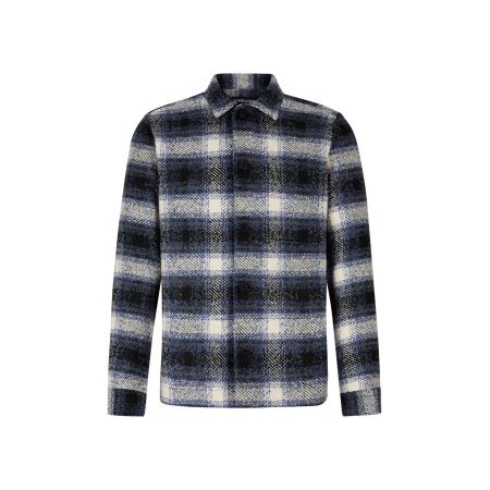 STRELLSON Overhemd Noel donkerblauw / wit
