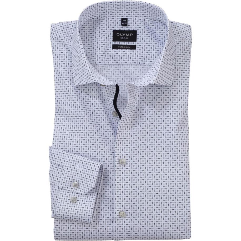 OLYMP No. Six Overhemd ML6 (vanaf 68 CM) zilvergrijs Grijs