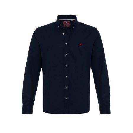 Williot Williot Overhemd navy / rood