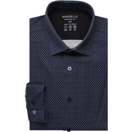 Marvelis Performance Jersey shirt blauw, Motief