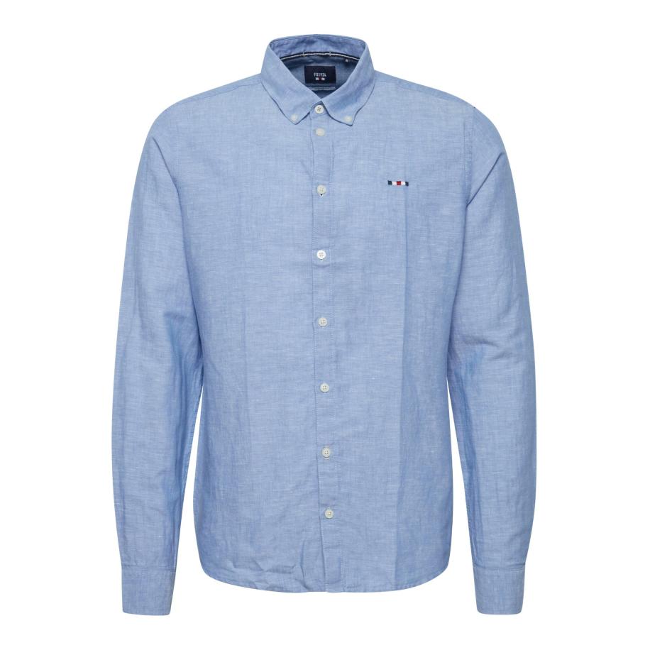 FQ1924 FQ1924 Overhemd Fqerlendur hemelsblauw / rood / wit -