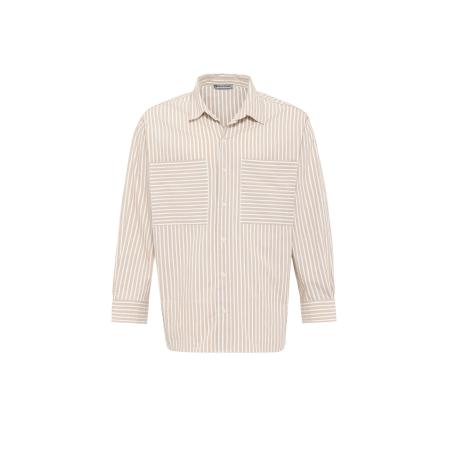 Dandalo Dandalo Overhemd beige / wit