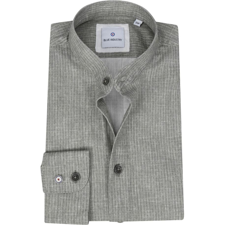 Blue Industry Overhemd Army Groen Groen