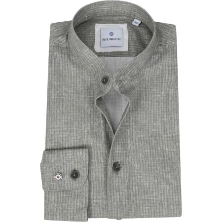 Blue Industry Overhemd Army Groen