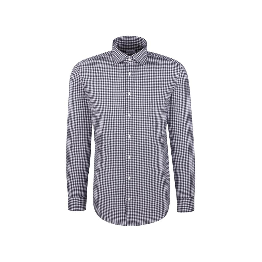 SEIDENSTICKER Zakelijk overhemd SMART FLANNELS donkerblauw Blauw