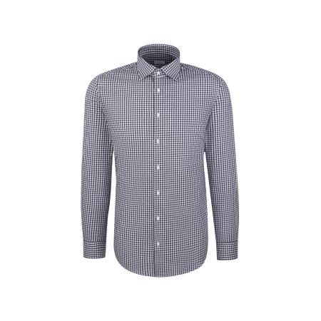 SEIDENSTICKER Zakelijk overhemd SMART FLANNELS donkerblauw