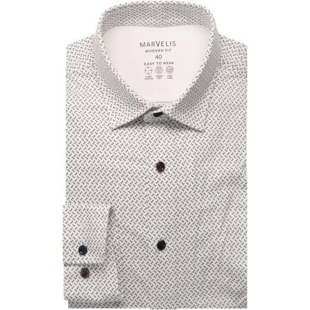 Marvelis Performance Jersey shirt bruin, Bedrukt