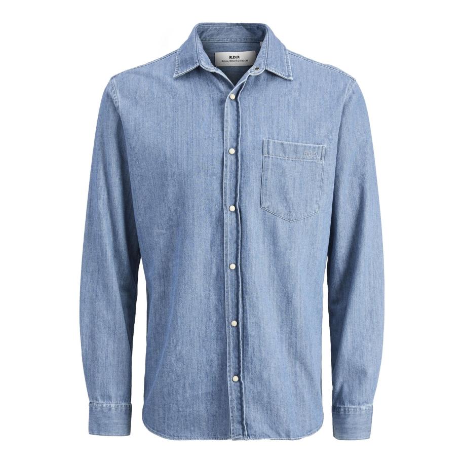 ROYAL DENIM DIVISION R.D.D. ROYAL DENIM DIVISION Overhemd RDDLESNER blauw denim -