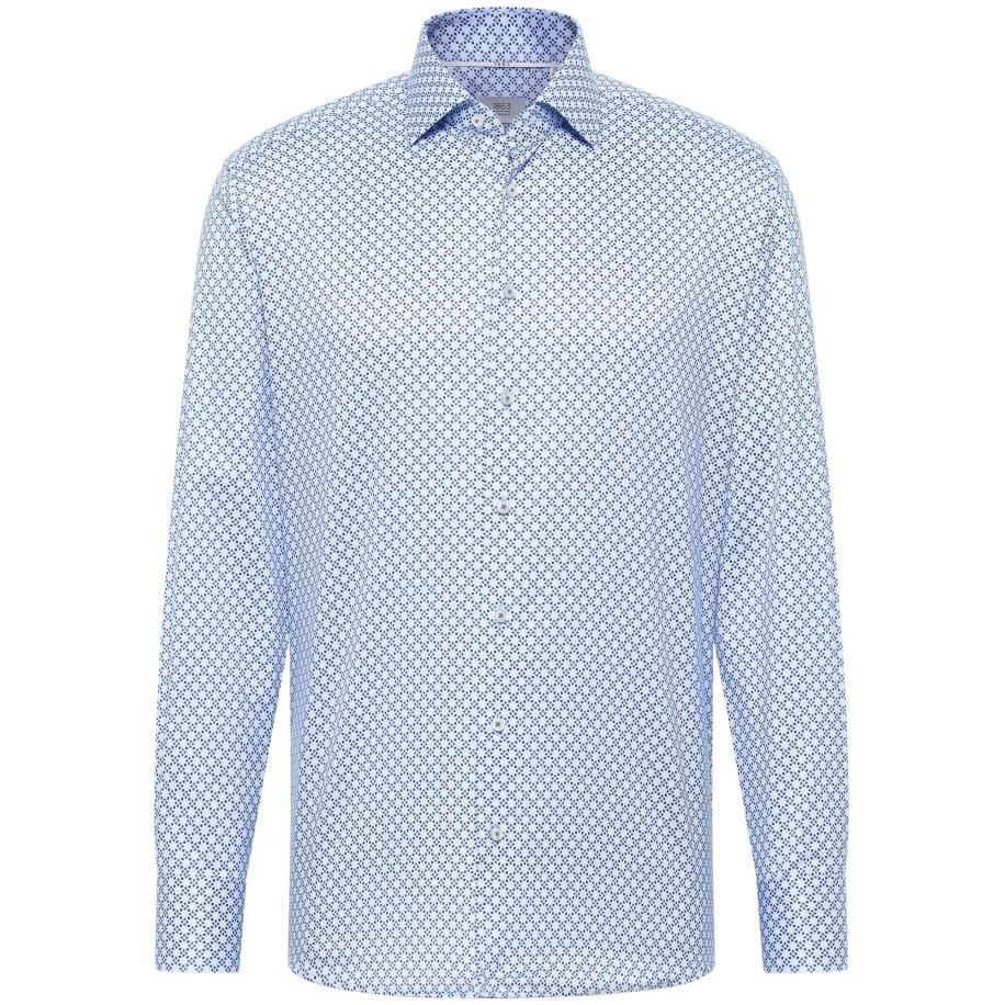 Eterna ETERNA Zakelijk overhemd marine / azuur / wit -