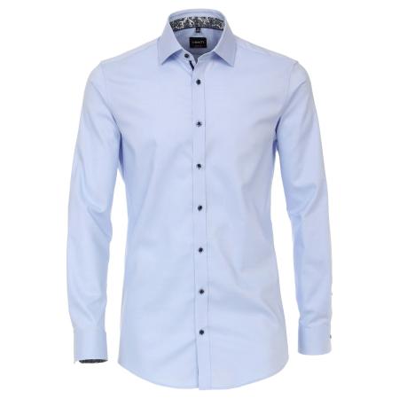 Venti Overhemd blauw, Faux-uni