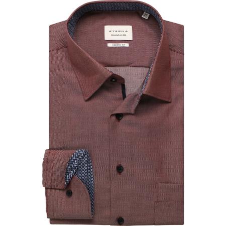 ETERNA Overhemd lila, Gestructureerd