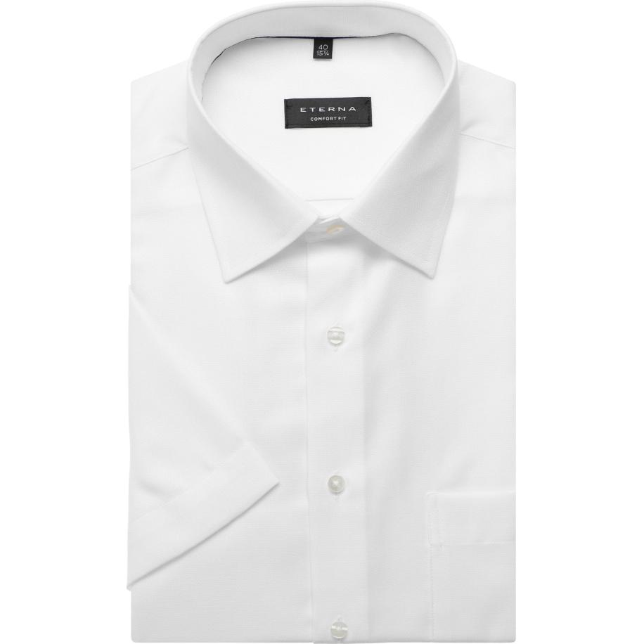 ETERNA Overhemd Korte mouw wit Wit