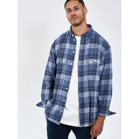Legends Overhemd Russel Flannel Check 04 blauw