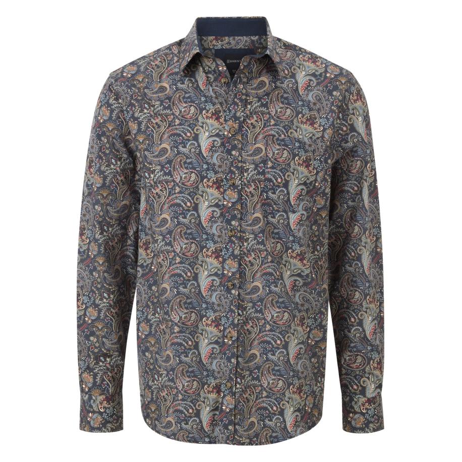 BABISTA Overhemd blauw, Motief Blauw