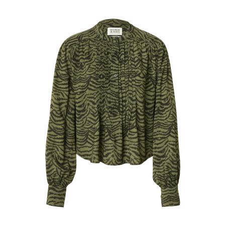 Scotch & Soda SCOTCH & SODA Blouse donkerbruin / olijfgroen