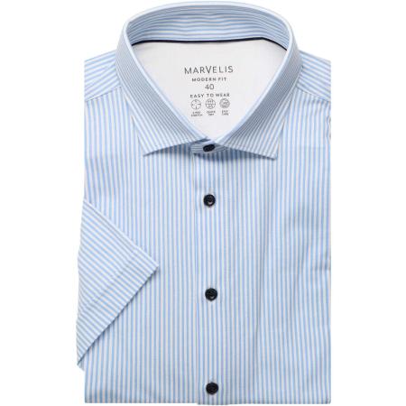 Marvelis Performance Jersey shirt blauw, Bedrukt