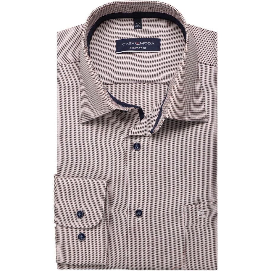 Casa Moda Overhemd oranje, Faux-uni Oranje