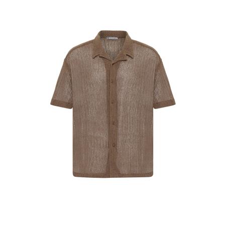 Dandalo Dandalo Overhemd chocoladebruin