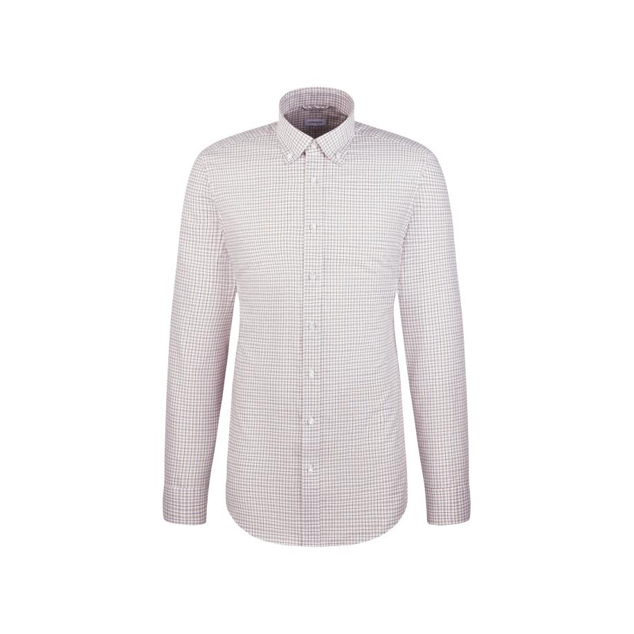 Seidensticker SEIDENSTICKER Zakelijk overhemd beige / wit -