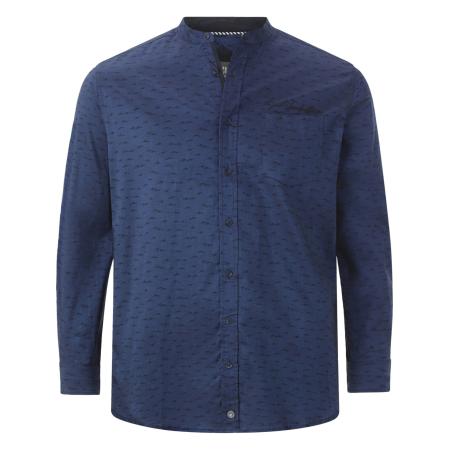 jan vanderstorm Jan Vanderstorm Overhemd Leifbjorn donkerblauw