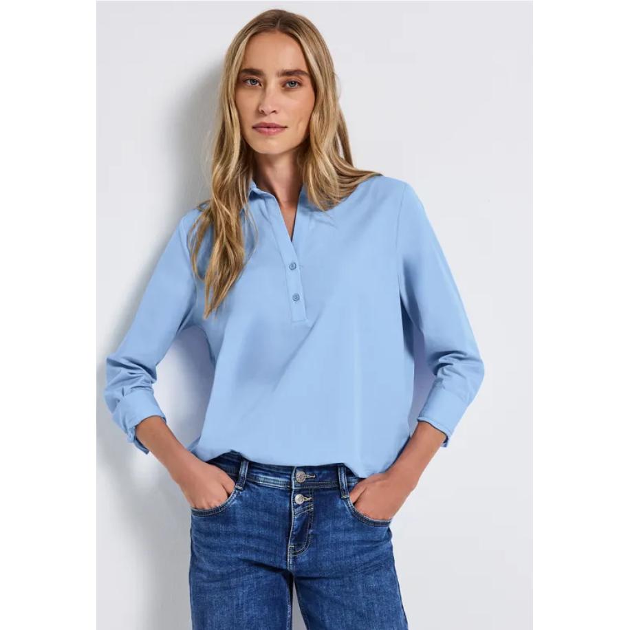 Street One Zakelijk overhemd blouse Blauw