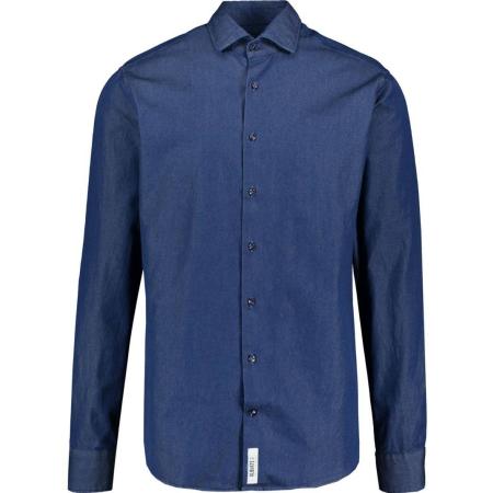 Jacques Britt Denim shirt marine, Effen