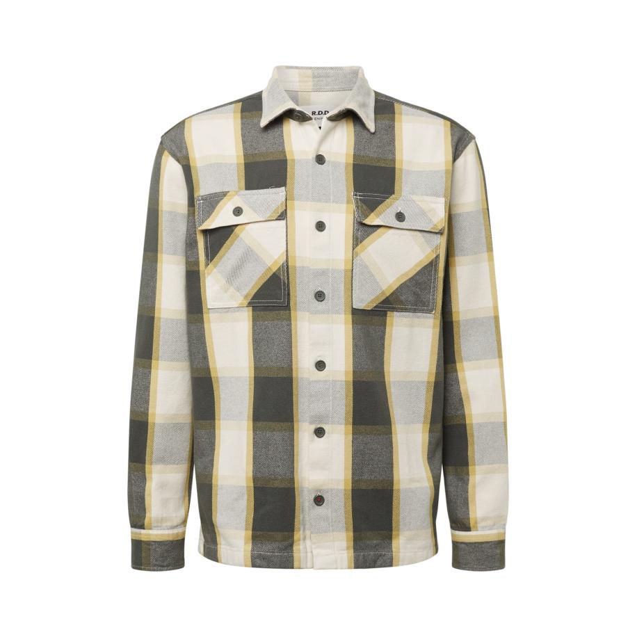 ROYAL DENIM DIVISION R.D.D. ROYAL DENIM DIVISION Overhemd BRADY beige / geel / donkergroen -