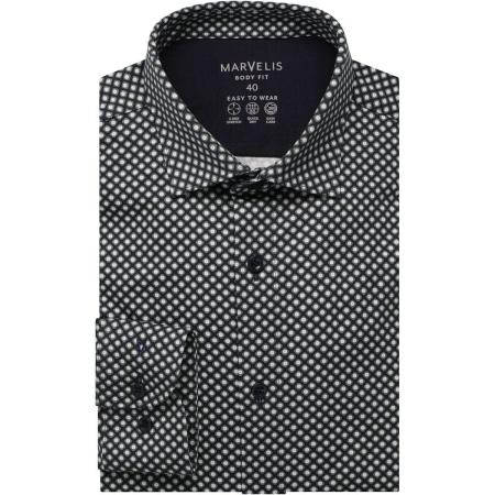 Marvelis Performance Jersey shirt olijf, Bedrukt