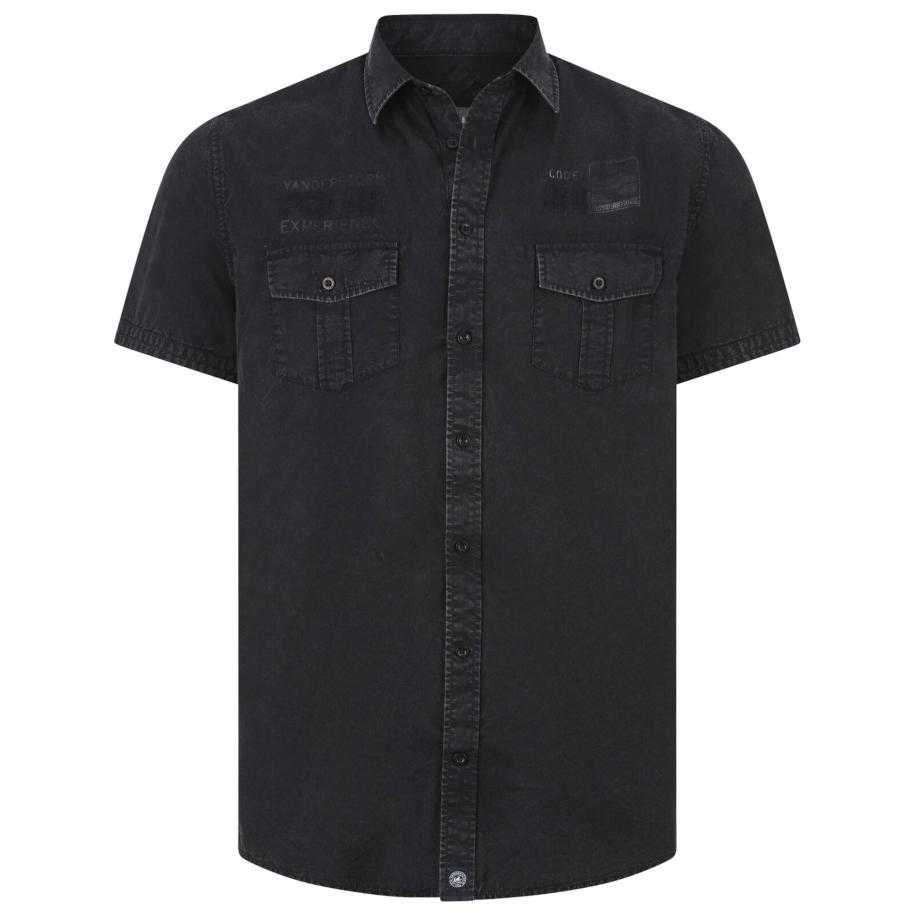 jan vanderstorm Jan Vanderstorm Overhemd Alpri donkergrijs -