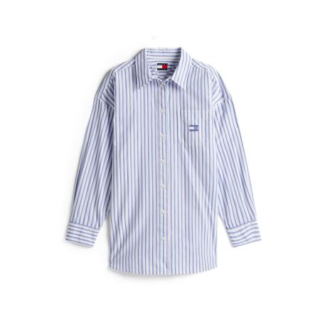 Tommy Jeans Tommy Jeans Blouse blauw / duifblauw / wit