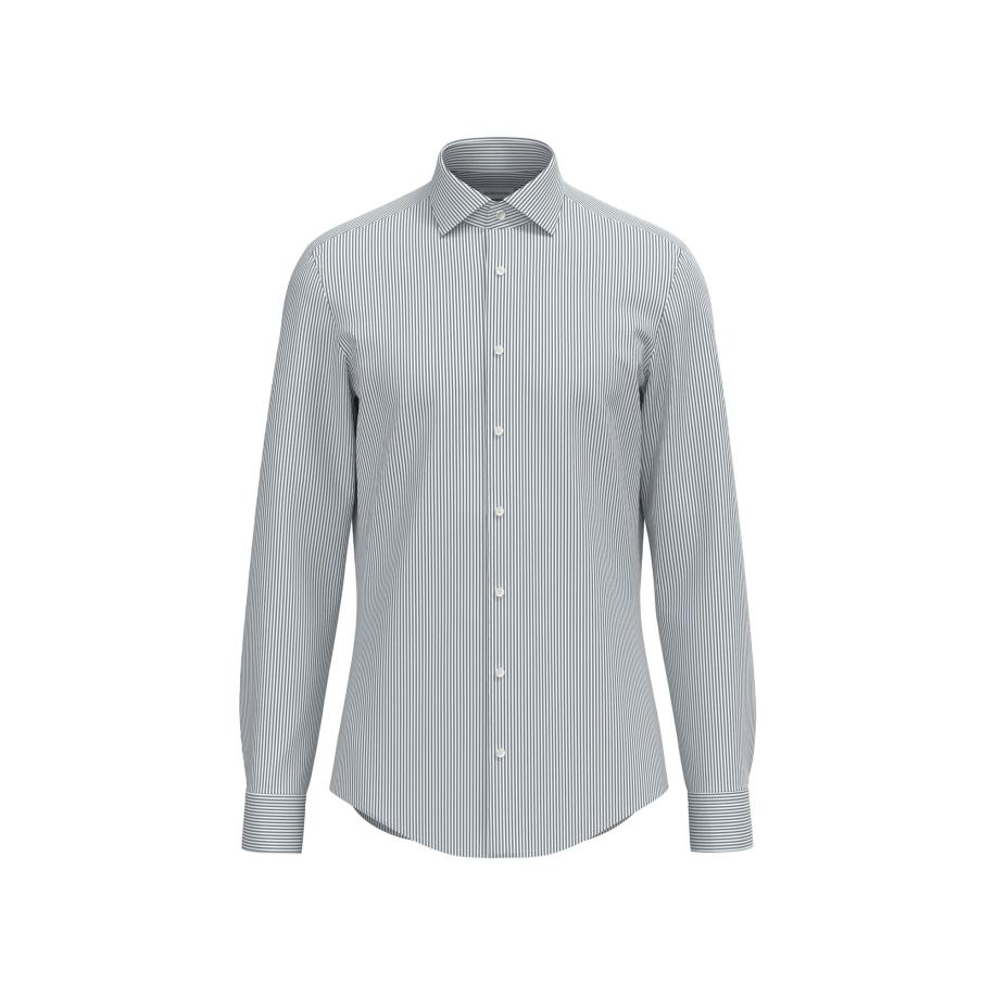Seidensticker SEIDENSTICKER Zakelijk overhemd grijs / wit -