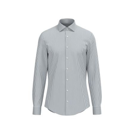 Seidensticker SEIDENSTICKER Zakelijk overhemd grijs / wit